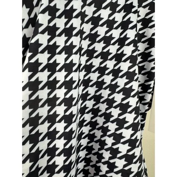 Terez Swim Black and White Houndstooth One Piece Swimsuit Textured Size XS NWT - Picture 4 of 4